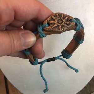 Leather bracelet